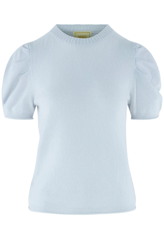 Crewneck Knit Barely Blue Emily Mccarthy