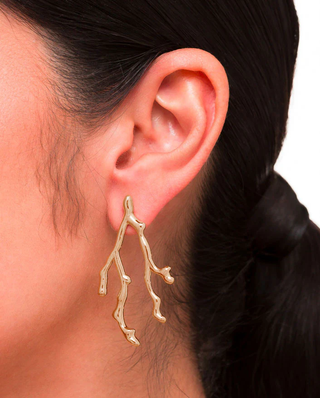 Coral Cascade Earrings BR250236POLCH Sheila Fajl