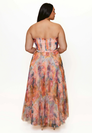 Bromley Gown Technicolor Watercolor Hutch