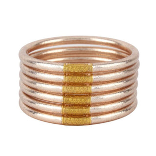 Champagne All Weather Bangles -Serenity Prayer-