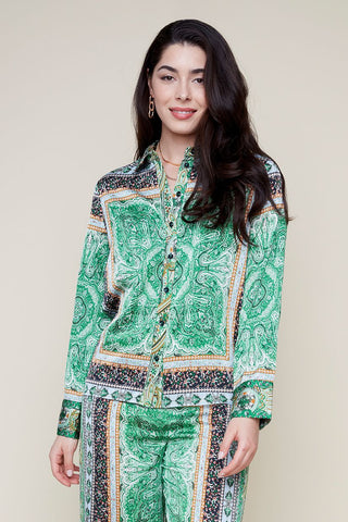 R10085 237 Emerald Woven Pants Renuar