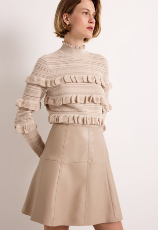 Crawford Skirt Oat Marie Oliver TS