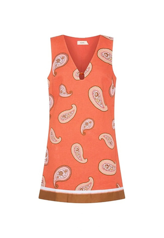 Ezra Mini Dress Coral Kivari