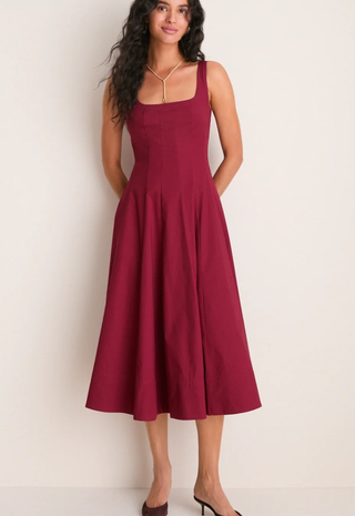 Wells Dress Carmino Staud