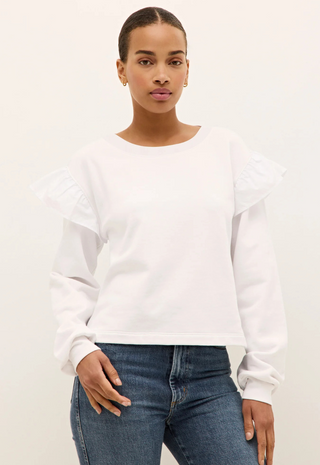 Houser Pullover Cool White Marie Oliver