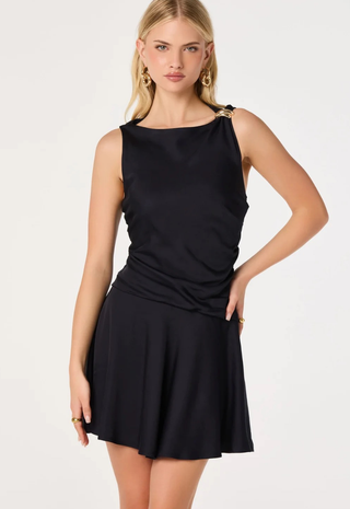 Violet Dress Navy ASTR