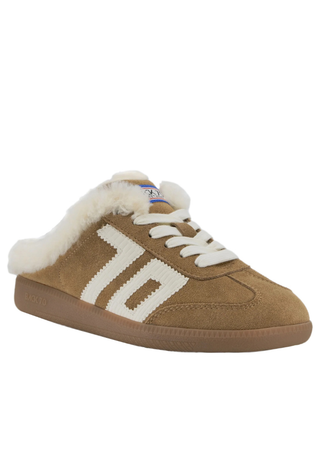 Easter Fl Tobacco White Backless Sneaker Back70