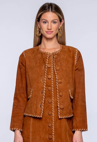 Esme Jacket Tan Elizabeth James