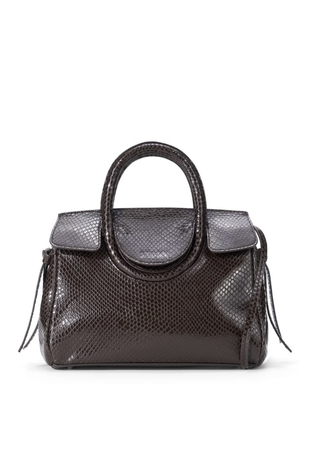 Maude Mini Carryall Espresso Snake Staud - Espresso Snake