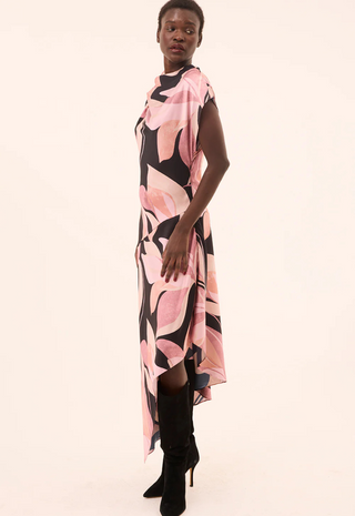 Sally Dress Moody Abstract - Misa