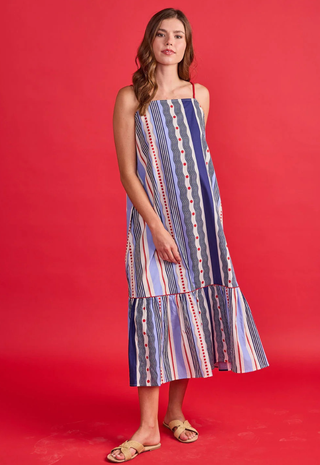 Vera Dress Liberty Stripe Double A