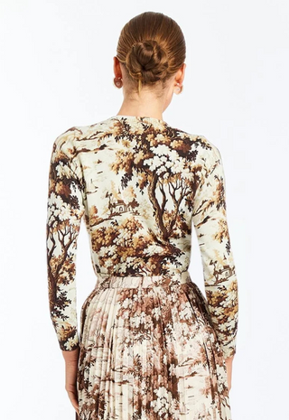 Phoebe Sweater Chestnut Toile - Mestiza