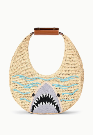 Moon Raffia Bag Great White Staud