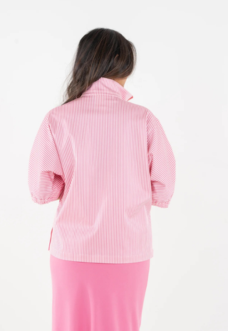Bonny Top Pink Carnation Stripe Emily McCarthy