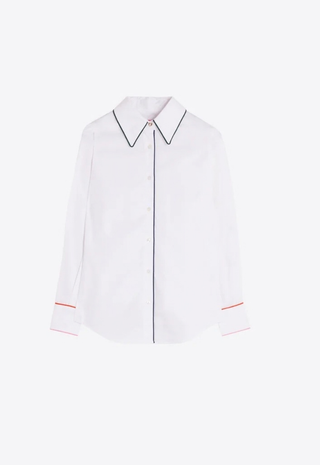 White Multi Long Sleeve Shirt Vilagallo
