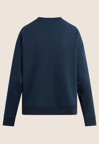 The Embroidery Collegiate Sweatshirt Navy/White Favorite Daughter