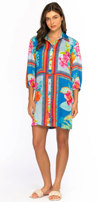 Aditi Palm Dress Mahila