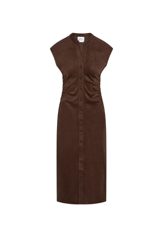 Maud Dress Faux Suade Misa