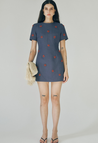 Dawn Dress Navy Maude Club