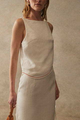 The Coralie Top Whitehaven Sancia