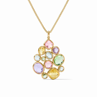 Kaleidoscope Statement Pendant Multi Stone Julie Vos