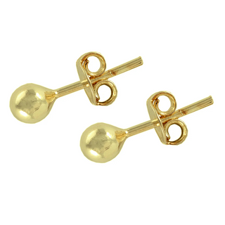 Josie Studs Shiny 18K Gold Plated BRM364