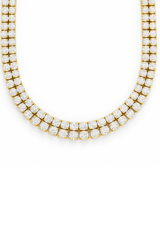 Rosie Double Tennis Choker Necklace Ellie Vail