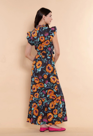 Taylor Dress Autumn Flora Sheridan French