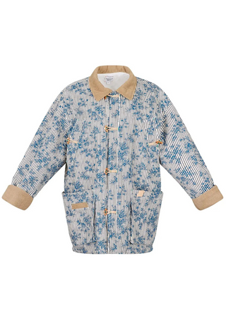 Barn Jacket Cornflower Toile - Hunter Bell
