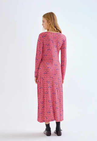 Catena Print Midi Dress Compañia Fantastica