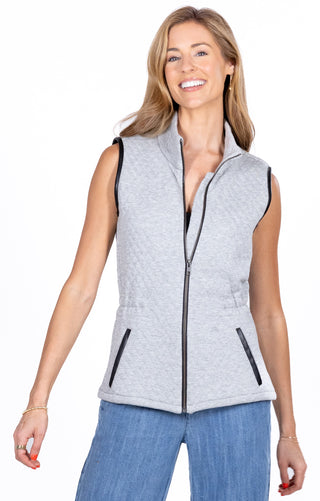 Charlie Vest Heather Grey Willa Story