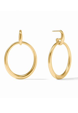 Laguna Doorknocker Earring Gold Julie Vos