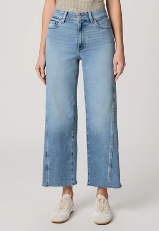 Anessa W/ Twisted Outseam Panel Raw Hem in Explorer - Paige