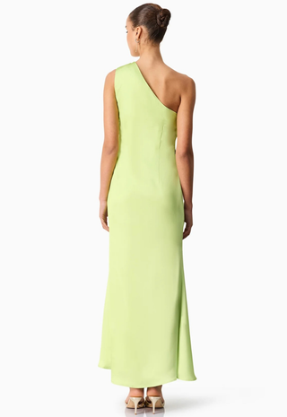 Elisia One Shoulder Gown Green Floral Elliatt – Monkee's of Georgetown