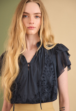 Millie Top Midnight - Hunter Bell