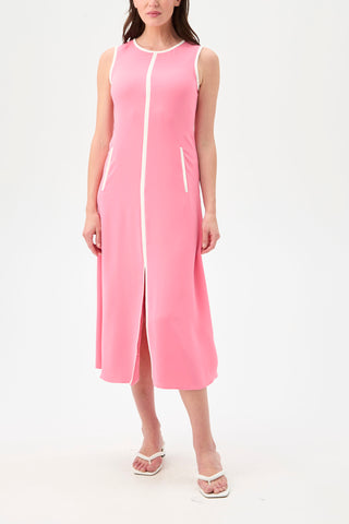 Magnifique Sleeveless Dress Eden Roc Rose Trina Turk