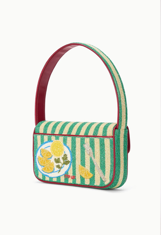 Tommy Beaded Bag Staud - Summer Lobster