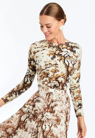 Phoebe Sweater Chestnut Toile - Mestiza