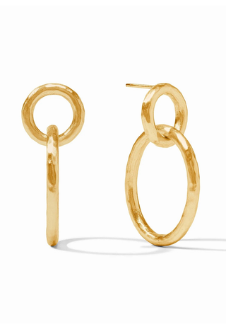 Catalina Link Earring Gold Julie Vos
