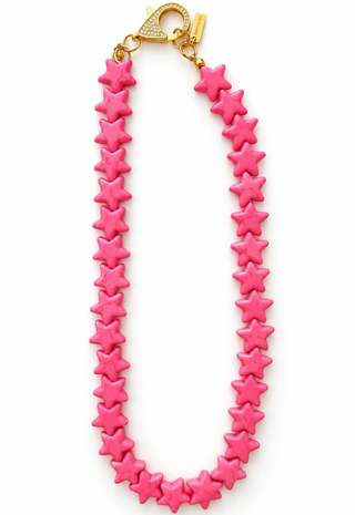 Star Necklace Small Smith & Co - Bubblegum Pink