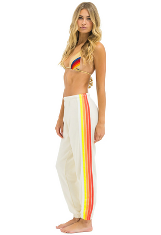 5 Stripe Womens Sweatpants - Aviator Nation