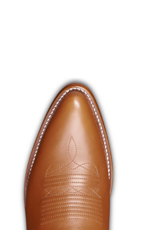 The Jolene in Camel/Bone Cowhide Tecovas