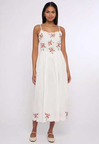 Winslie Long Dress Embroidery Love The Label