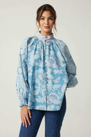 Amelie Shirt Light Blue Miss June