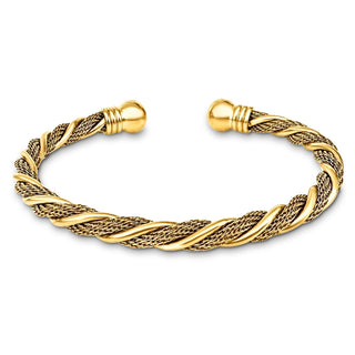 Raven Twist Mesh Cuff Bracelet Ellie Val