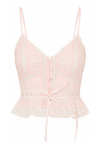 Avra Top Pink Love Shack Fancy