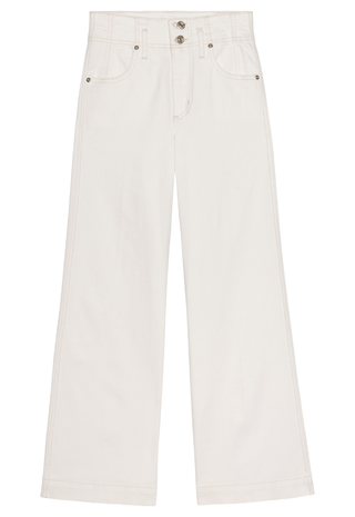 The Seamed Wide Trouser Crop Au Natural Frame