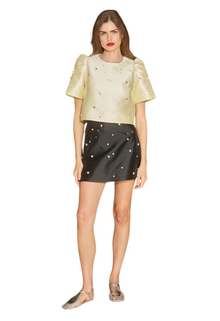 Britt Mini Skirt Onyx Hunter Bell