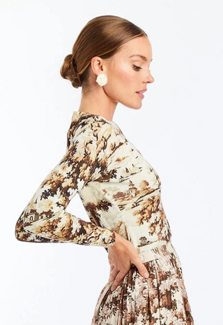 Phoebe Sweater Chestnut Toile - Mestiza