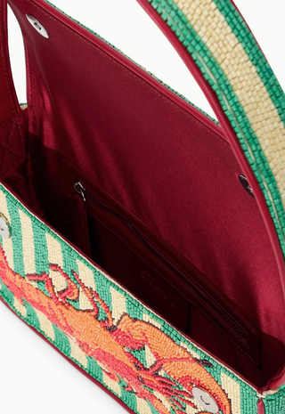 Tommy Beaded Bag Staud - Summer Lobster